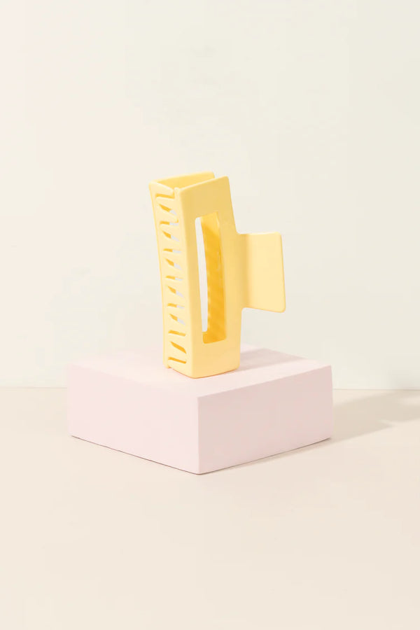 Pixie Woo - Pince à cheveux Jaune Beurre