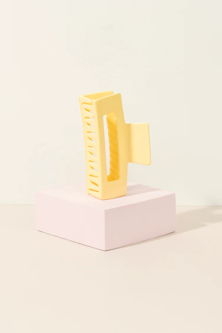 Pixie Woo - Pince à cheveux Jaune Beurre