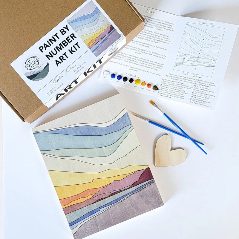 Bellamy Home Studio - Paint by Number Art Kit