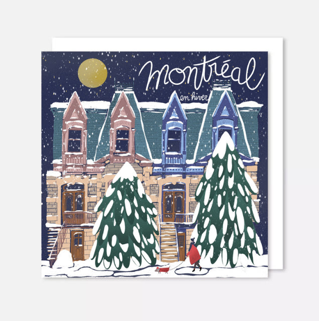 Atelier Marthes - Carte Montréal en hiver
