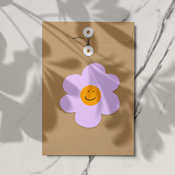 Autocollant Happy Flower