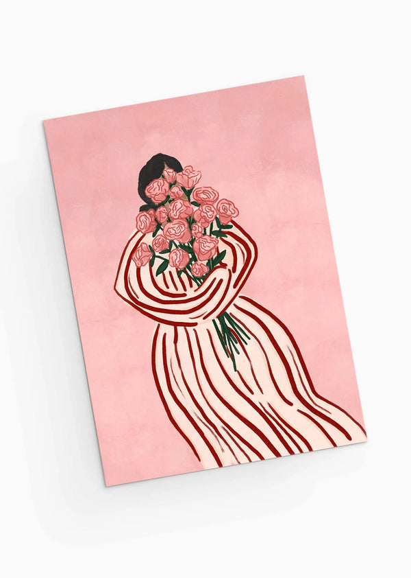 Carte Bouquet de Roses