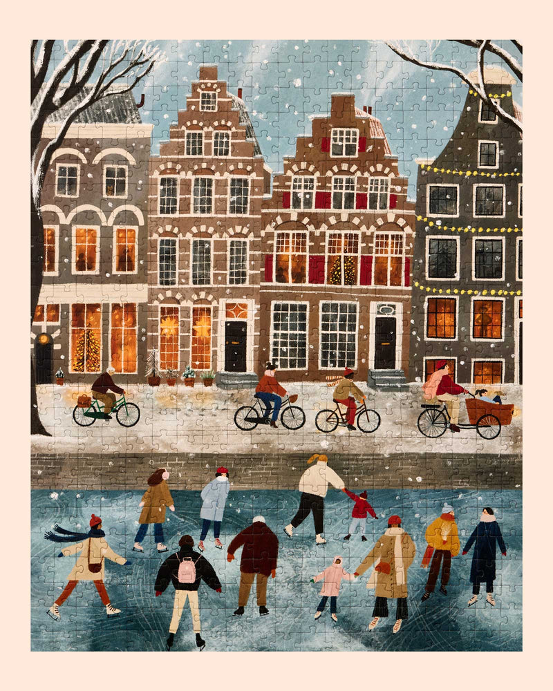Ordinary Habit - Casse-tête 500 pièces "Snow Day in Amsterdam"