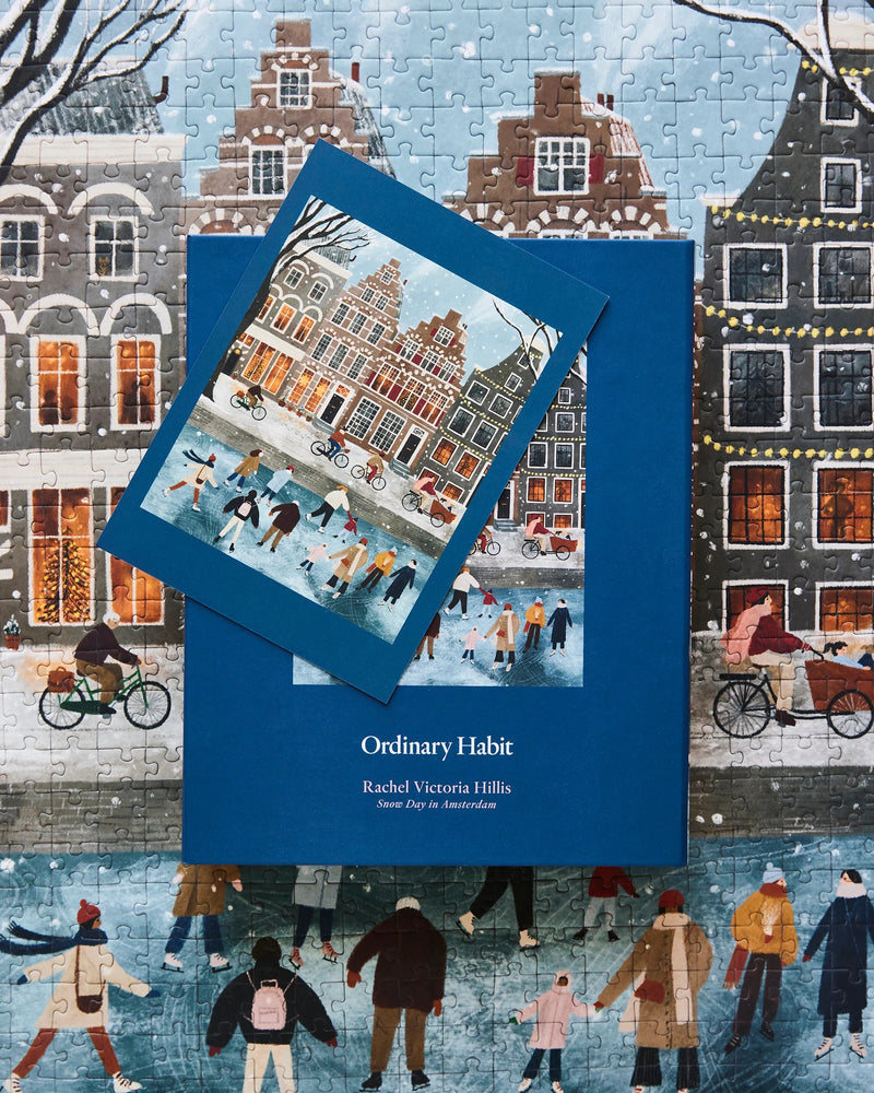 Ordinary Habit - Casse-tête 500 pièces "Snow Day in Amsterdam"