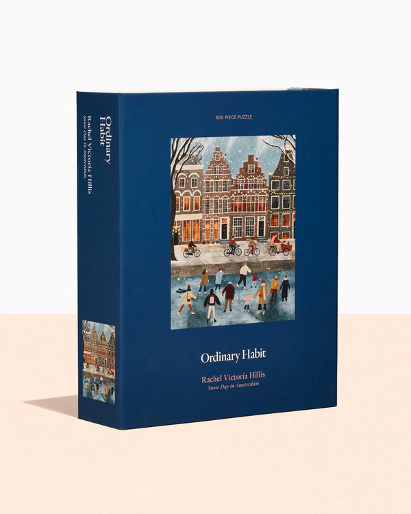 Ordinary Habit - Casse-tête 500 pièces "Snow Day in Amsterdam"