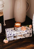 Trio of scented candles