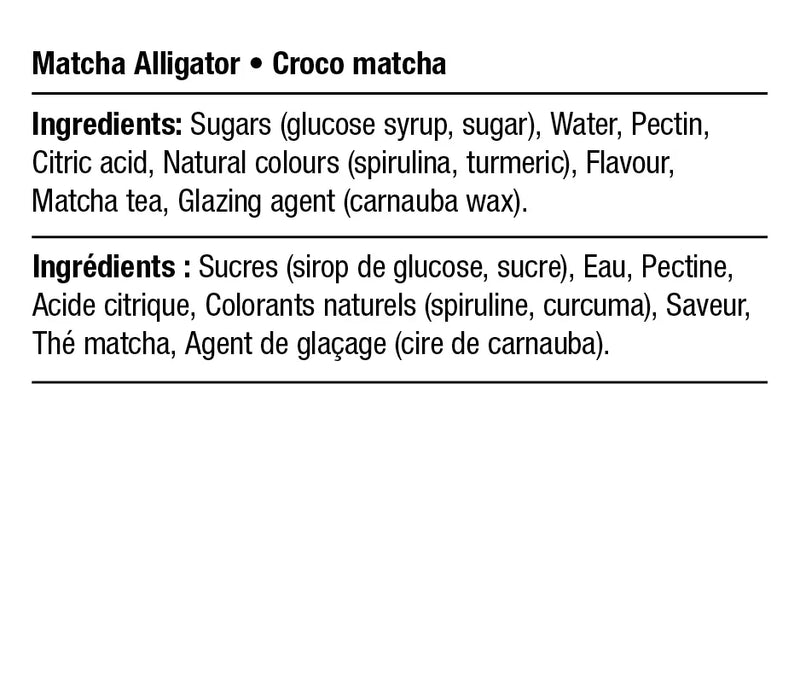 Vegan Matcha Alligator Candies
