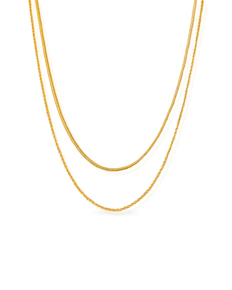 Collier Double Up Layered Sunny Sunday