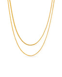 Double Up Layered Sunny Sunday Necklace