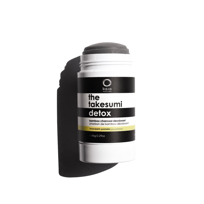 Charcoal deodorant - the takesumi detox