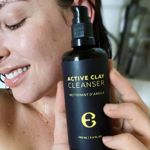 Facial clay cleanser